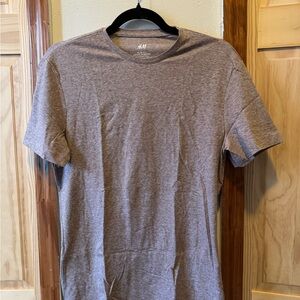 H&M Men's Heather Gray Short Sleeve Tee